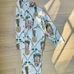 BRAND NEW Indian Handmade 100%Cotton Block Print PJ Sets Women's Sleepwear
